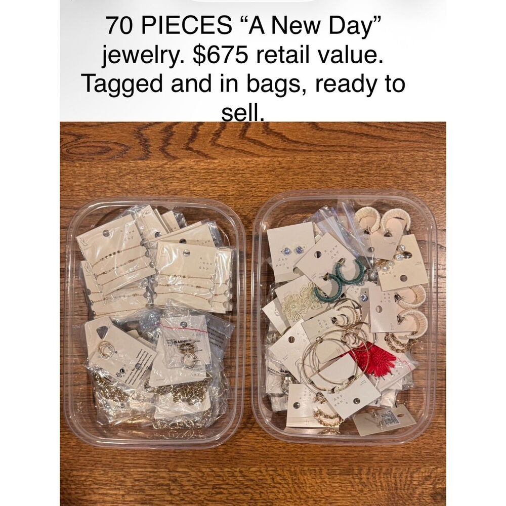 A New Day Jewelry 70 Pc Lot NWT Wholesale Reseller $675 Retail